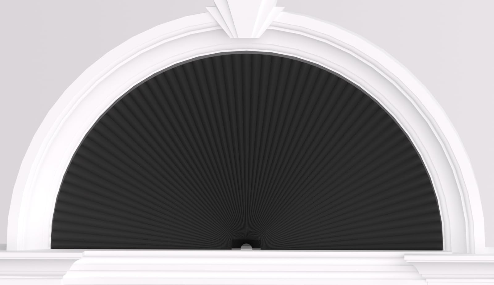 Arch Window Shades Half Circle Blackout Cellular Shades Cordless No Drill Bli…
