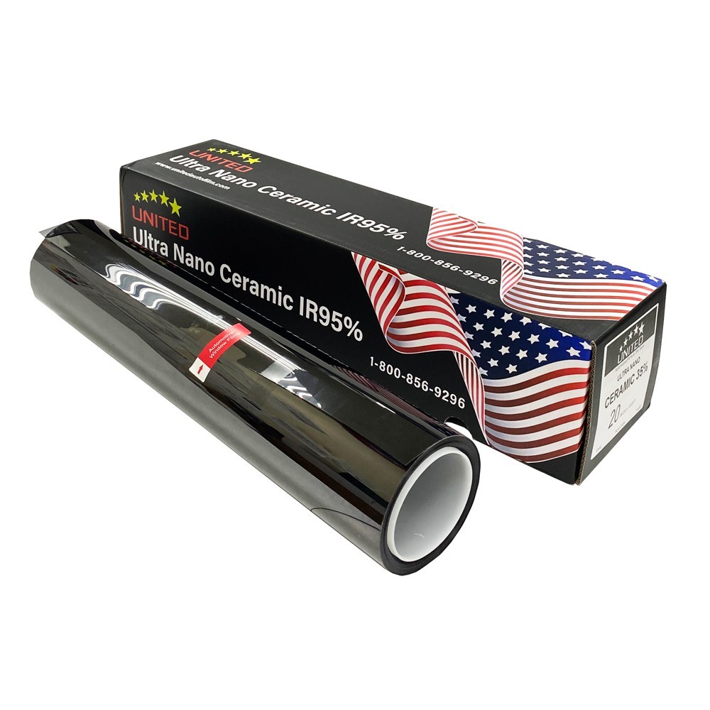 UNITED Ceramic Window Tint Roll for Home, Office, Car, Truck, Auto – 2Ply Film