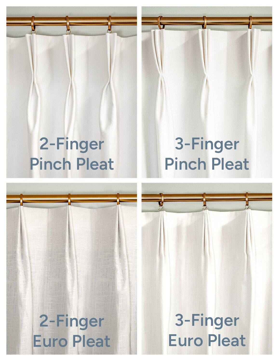 Custom Drapes – Pleated & Lined – Old Country Linen Parchment – 1 Pair/2 Panels