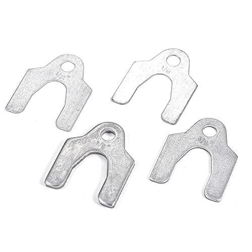 Auto Alignment Body Shims Assortment Kit 1/16″ 1/64″ 1/32″ 1/8″ (144 Pieces)