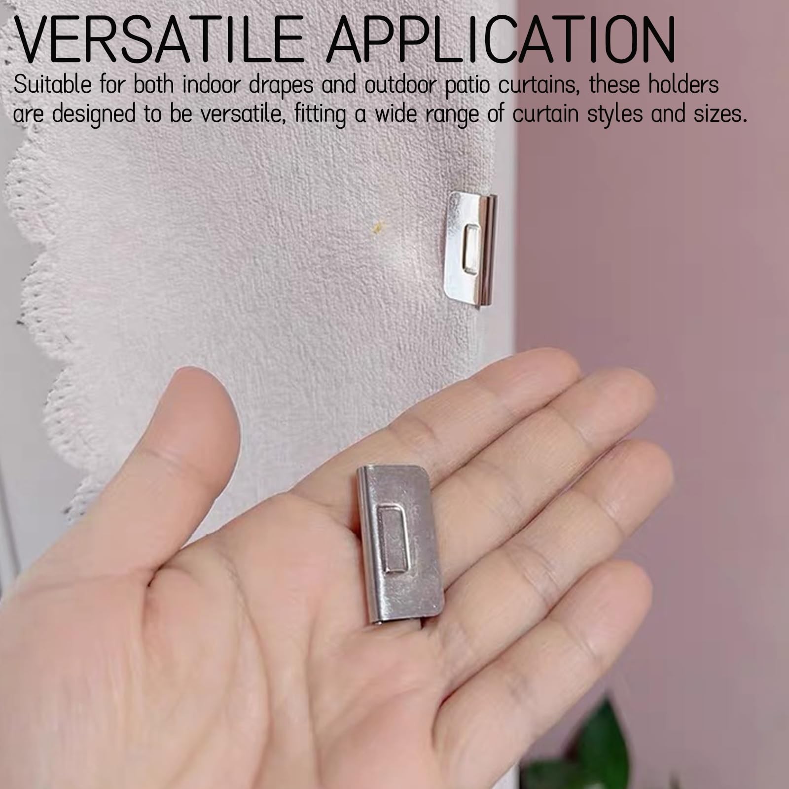 2026 New Magnetic Curtain Clips – Hold Curtains Closed, Detachable Buckle, No…