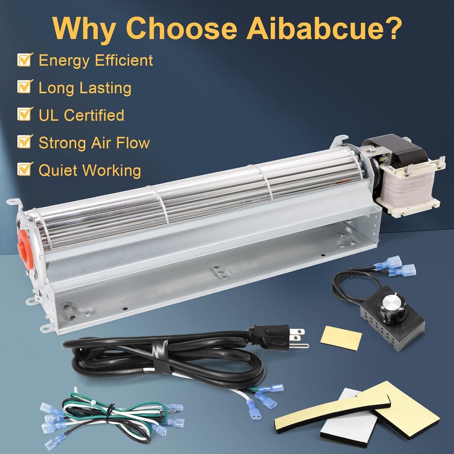 Replacement Fireplace Blower Kit For Desa, FMI, Vanguard, Vexar, Comfort Flam…