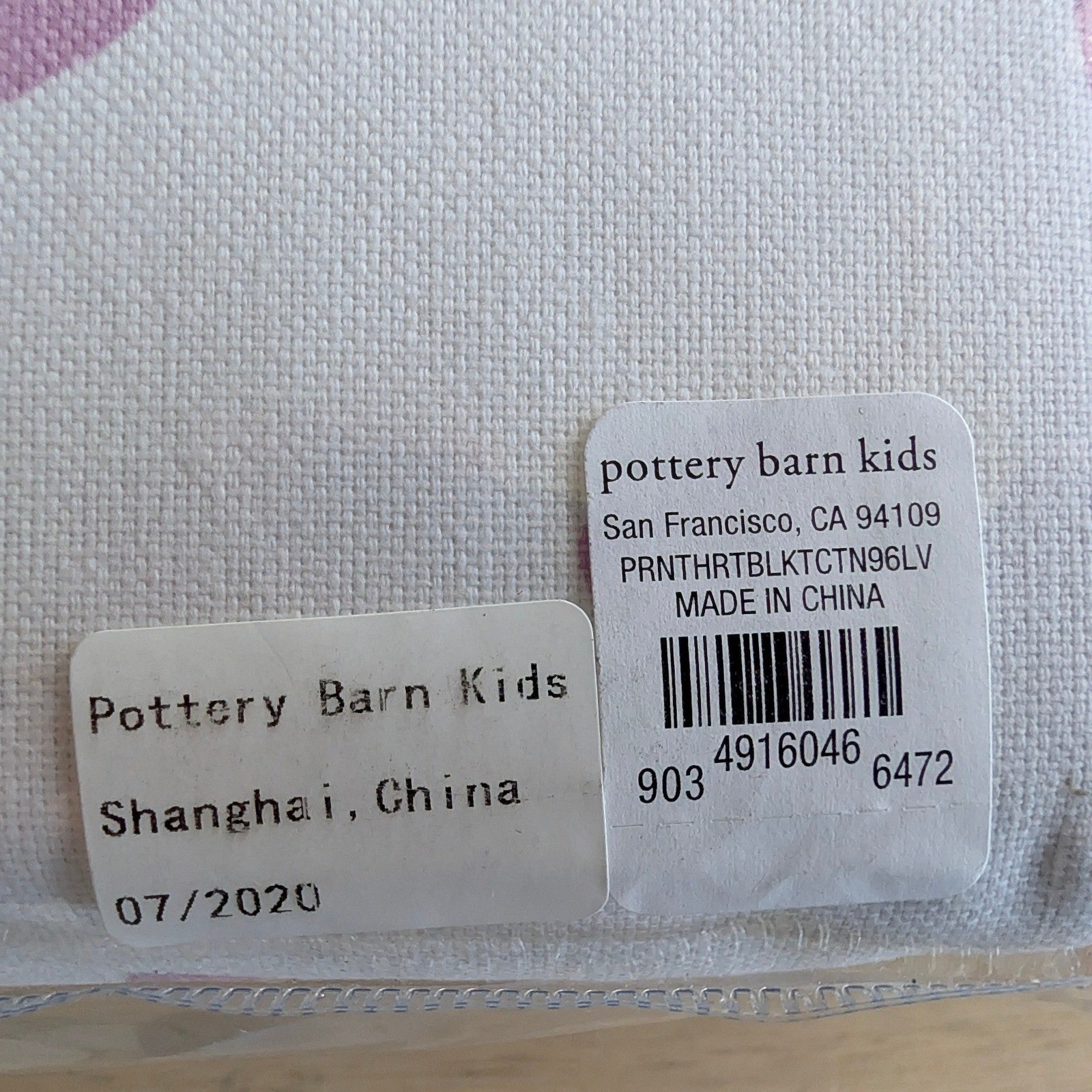 Pottery Barn Kids Printed Hearts Blackout Curtain 96″x44″ NEW