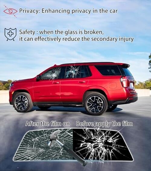 2Ply Premium Window Tint Film – 24” x 25’ft (5% VLT), 24in×25ft Vlt:05%