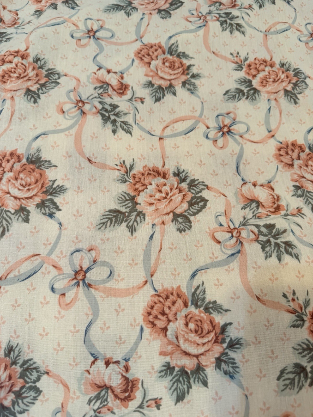 Curtains Lace Pink Floral 2 Panels 44” x 83”Made In USA Vintage lace 80s chic