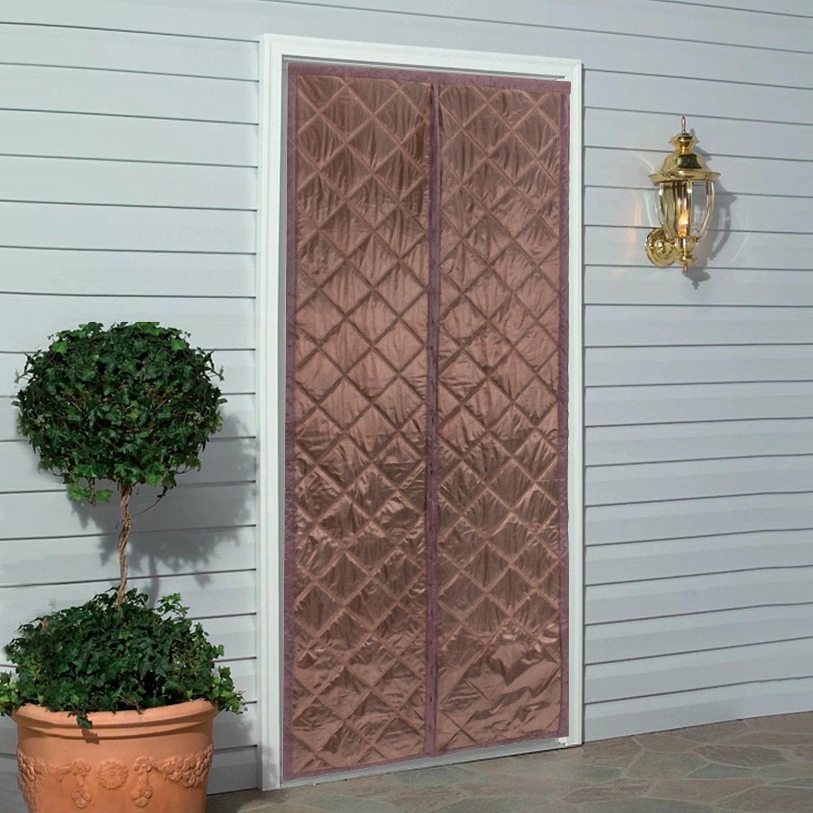 Magnetic Thermal Insulated Door Curtain Waterproof Winter Doorway Cover