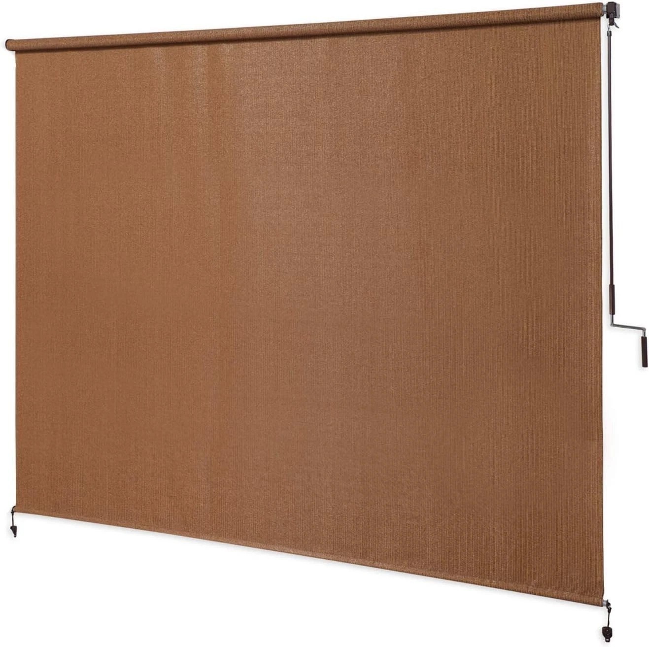 Mocha Cordless Roller Shade, 90% UV Protection – Lightweight & Water Resistant
