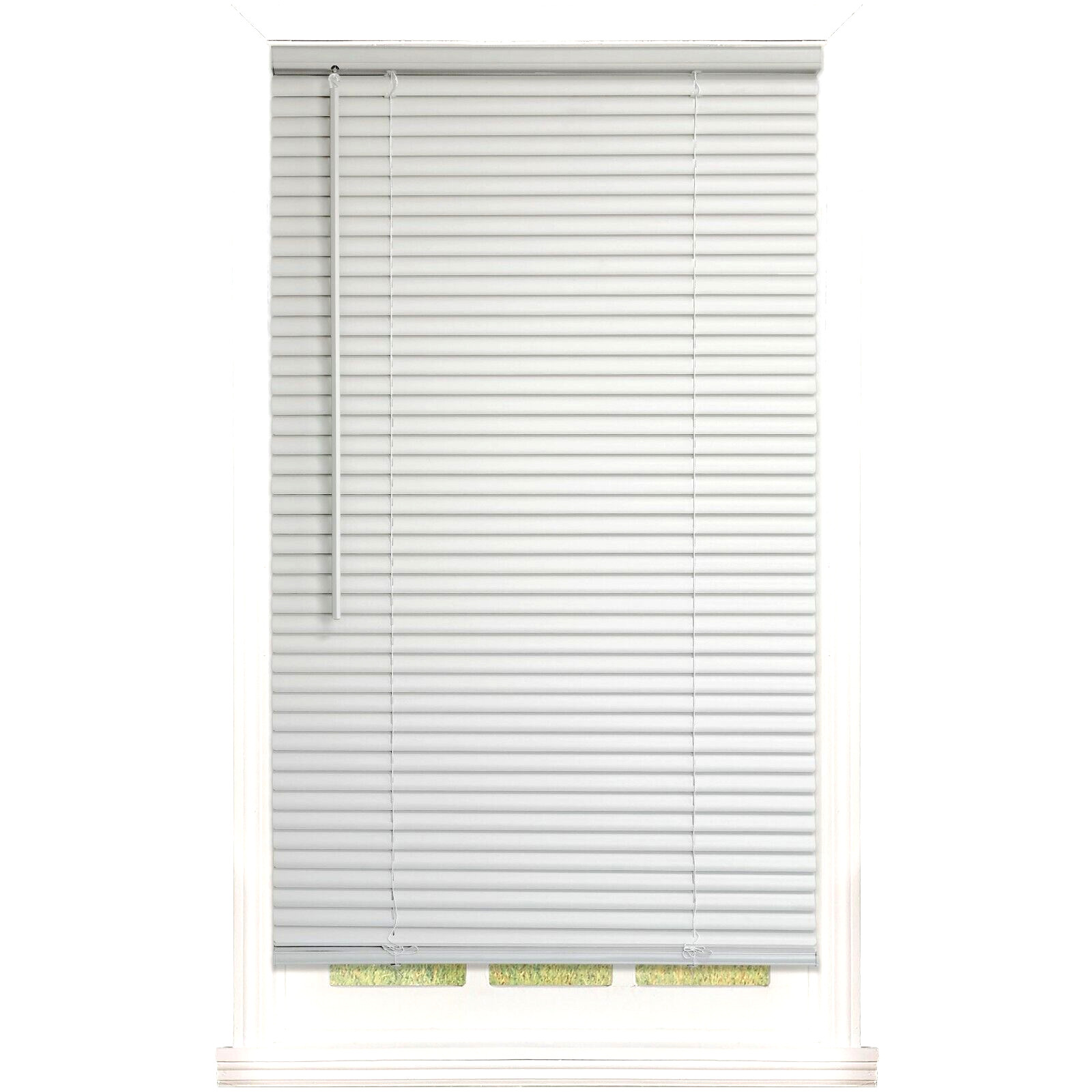 New Mainstays 1-in Cordless Gray Vinyl Light Filtering Blinds 23″ x 64″