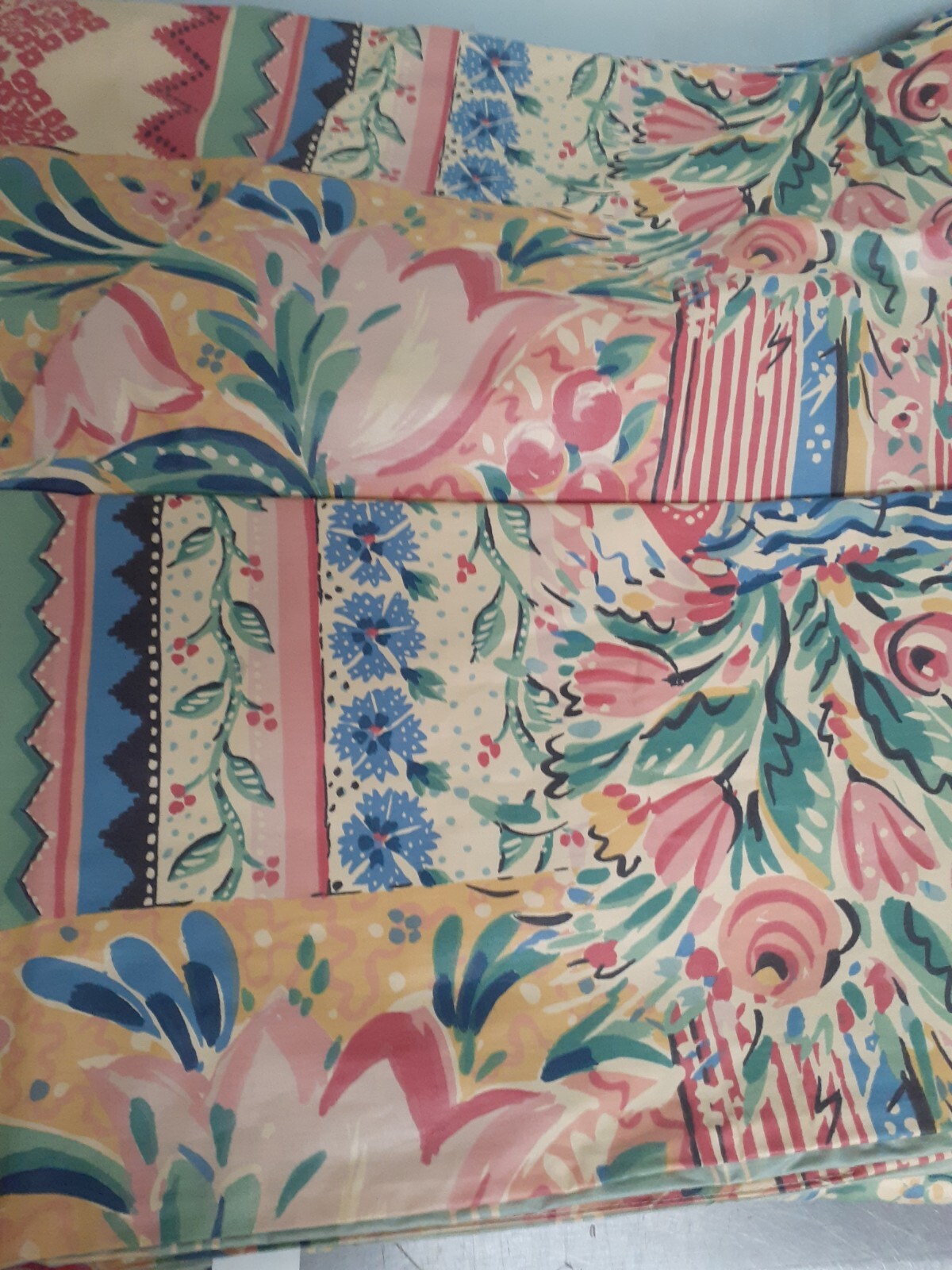 Collier Campbell Window Scarf-GYPSY DANCE Chintz Two Fabrics-2 Available