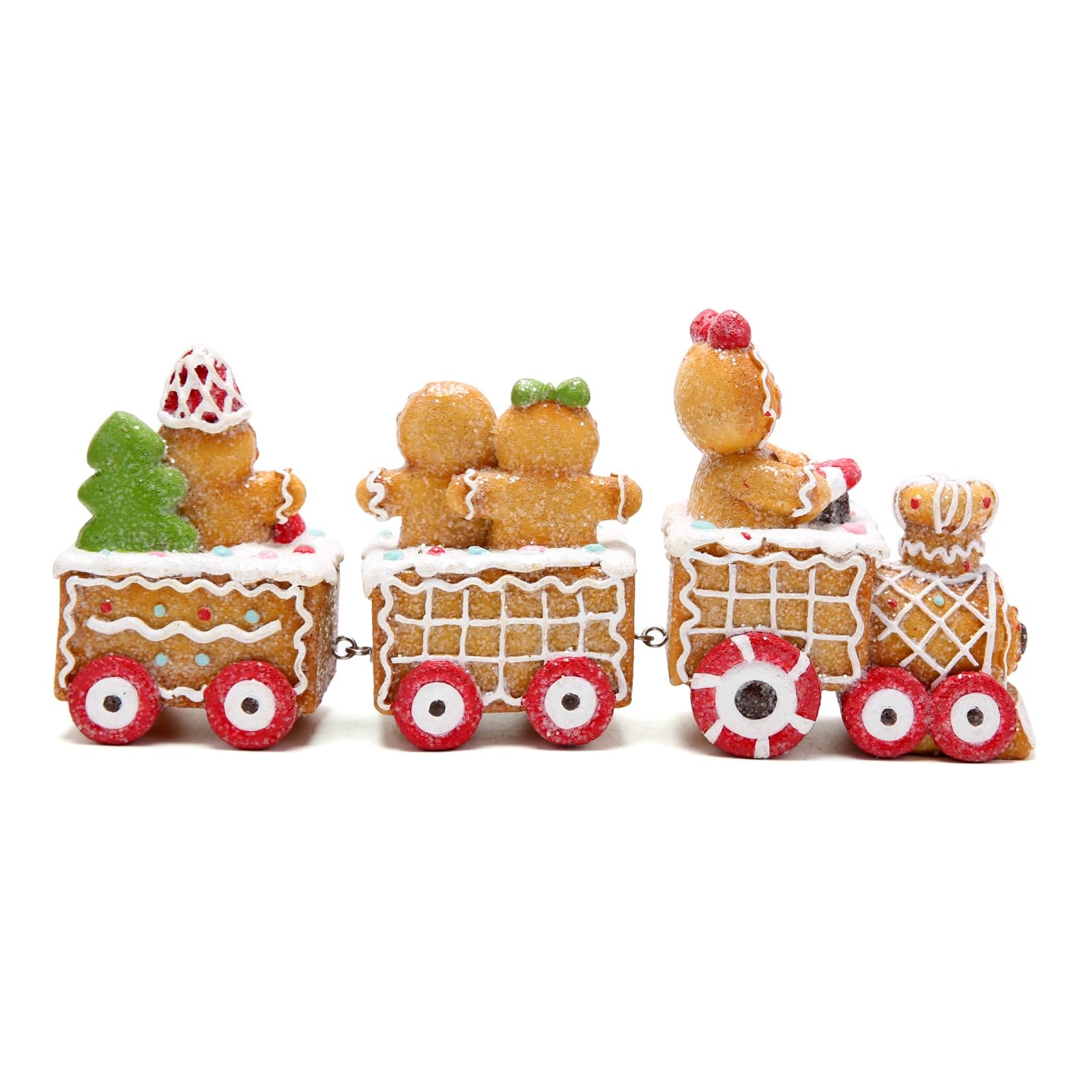 Christmas Decorations Indoor Home Decor Christmas Gingerbread Man Small Train…