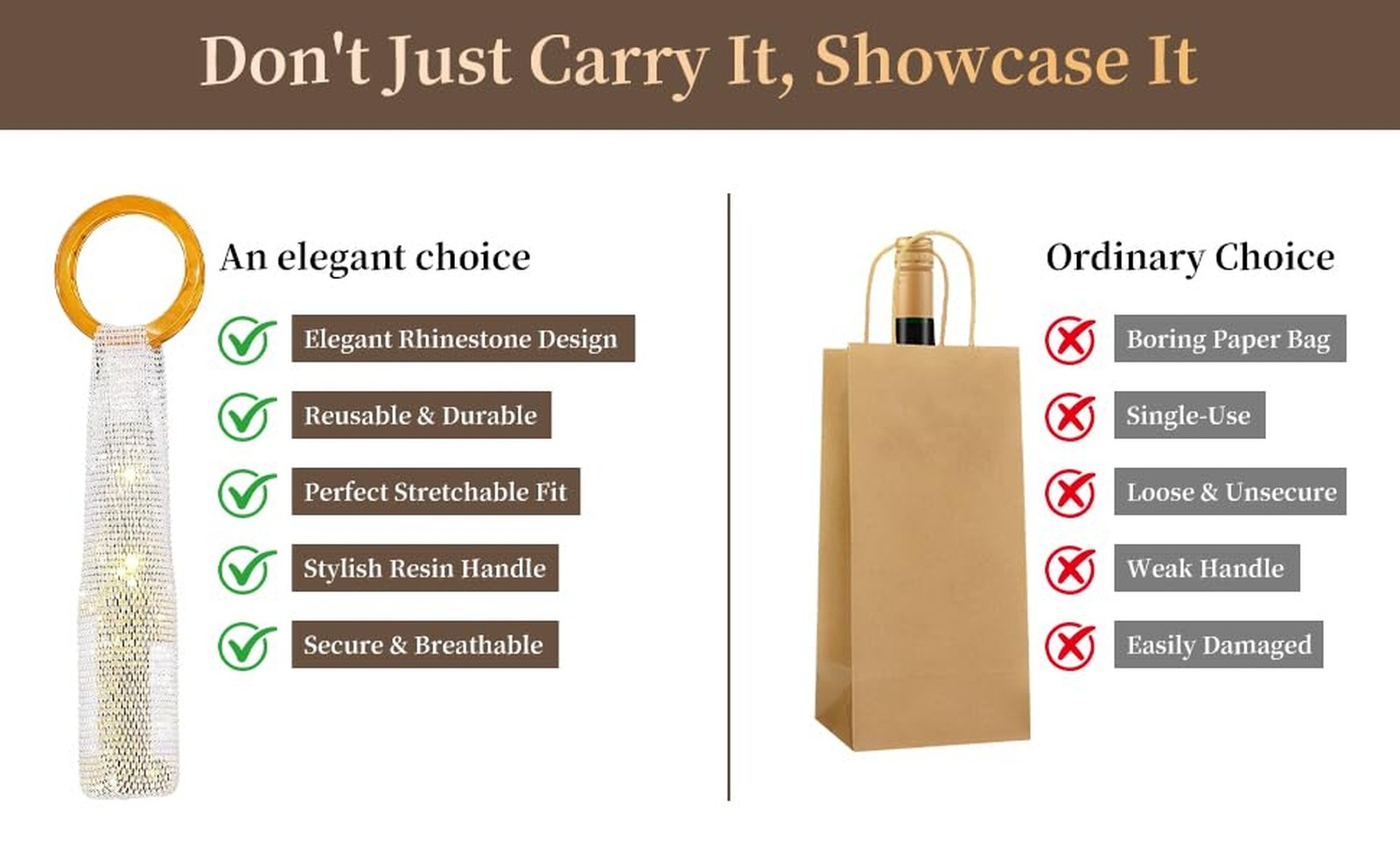 Stylish Diamonds Patterned Handwoven Pack with Interior Dividers Portable for…