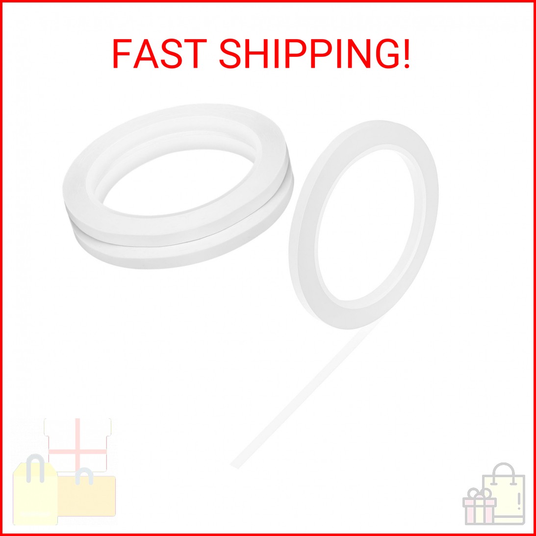 MBAIYO 3 Rolls Window Tint Tools Line Tape, Window Film Cutting Guide Tape, 0.24