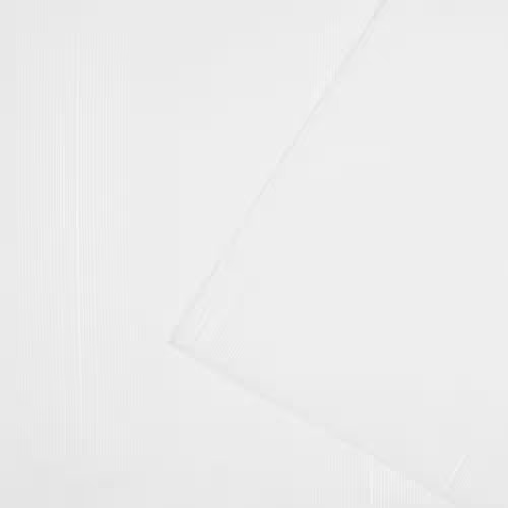 Penny Winter White Solid Sheer Triple Pinch Pleat / Hidden Tab Curtain, 27 In. W