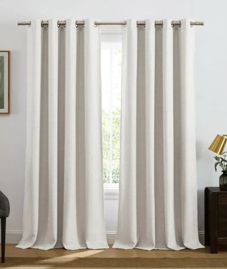SunBlk Maxwell Total Blackout Panel – Pair of 52”x84” – Ivory – 1796238