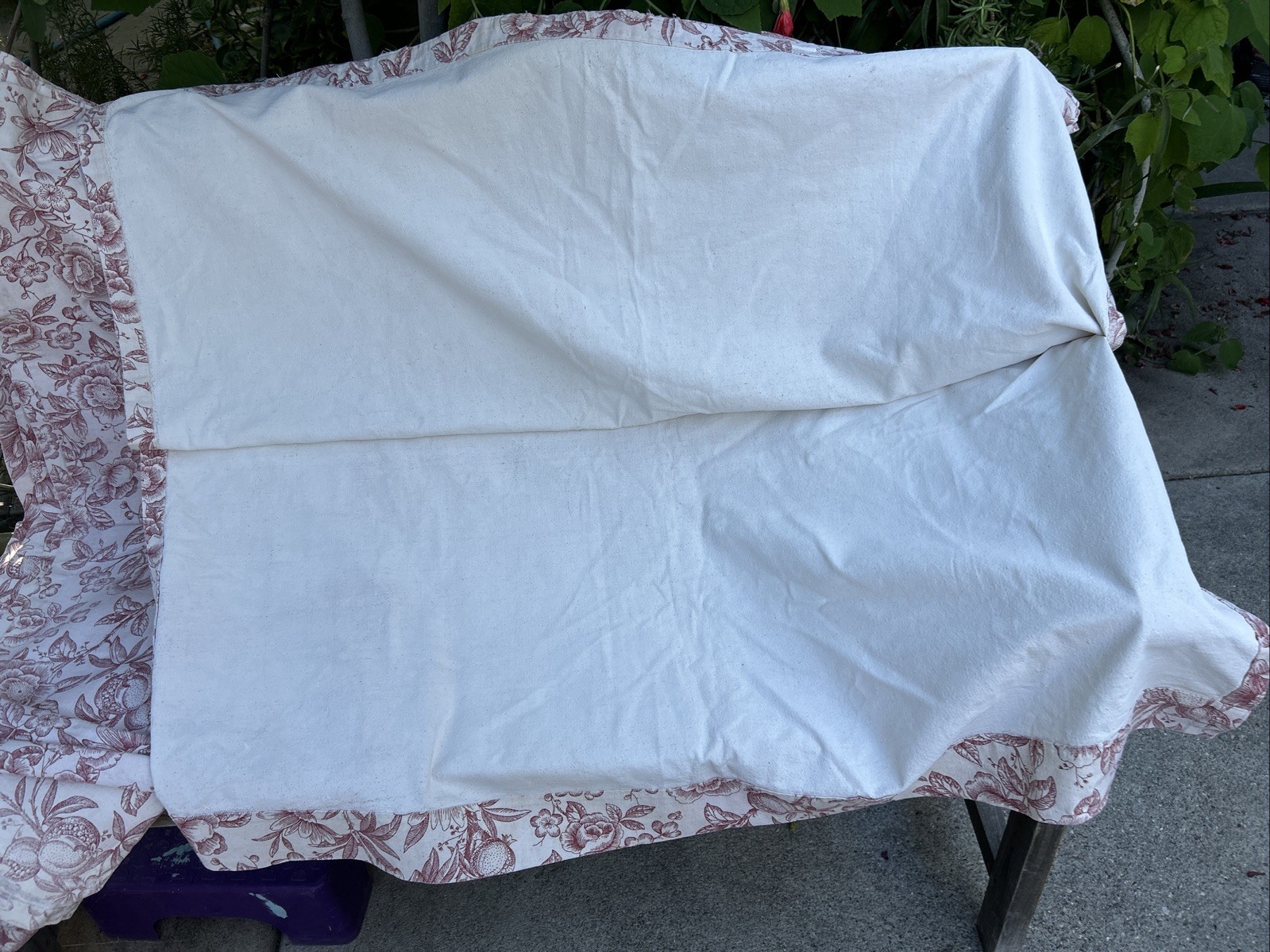 Vintage Red & Cream French Country Pomegranate Toile Drapes Curtains! 44”x 74”