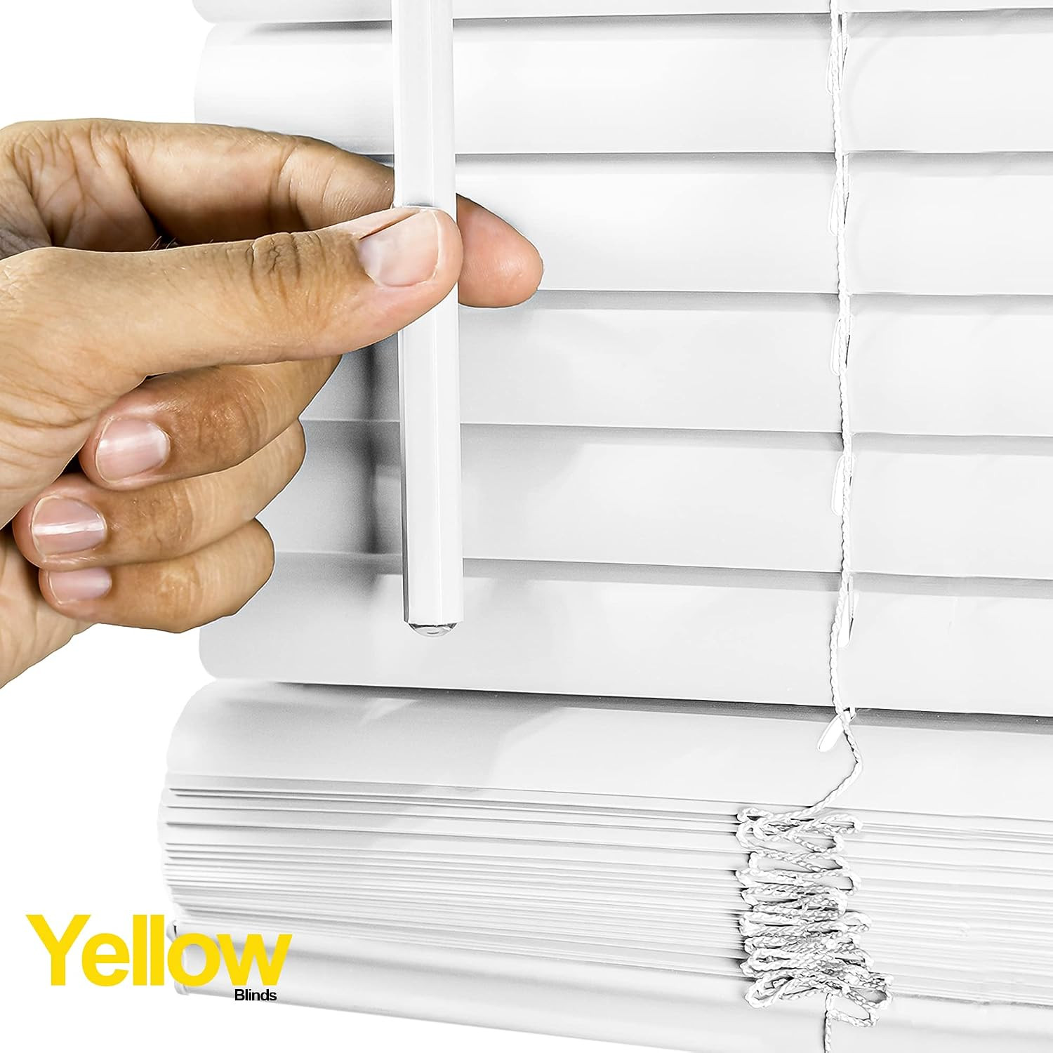 Cordless Mini Blinds, Light Filtering & Room Darkening Horizontal Window Blind f