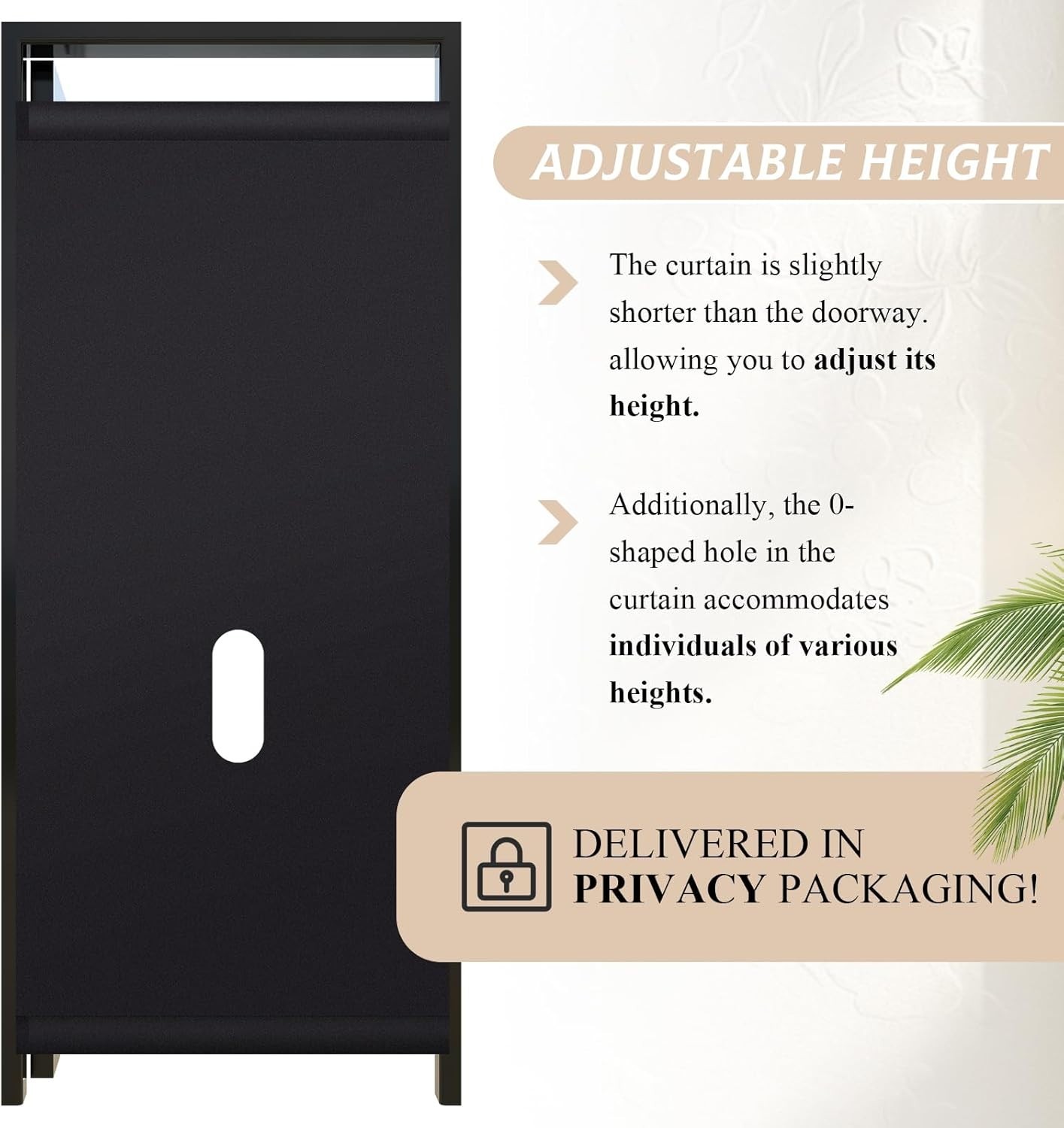 Intimate Glory Hole Wall Kit – Adjustable & Portable BDSM Toy 28-46” Black