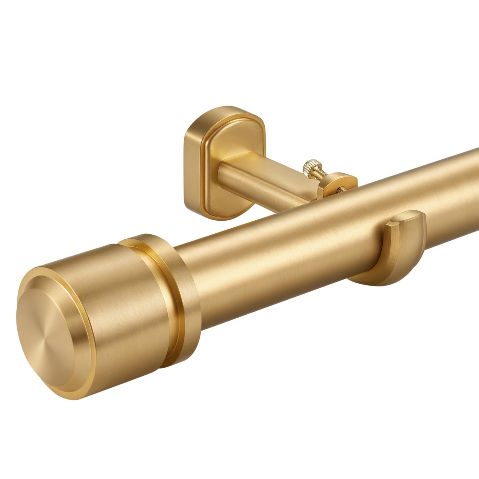 Vimayta 1 1/8 Inch Diameter Curtain Rods72 To 144 Inches6-12Ft Telescoping