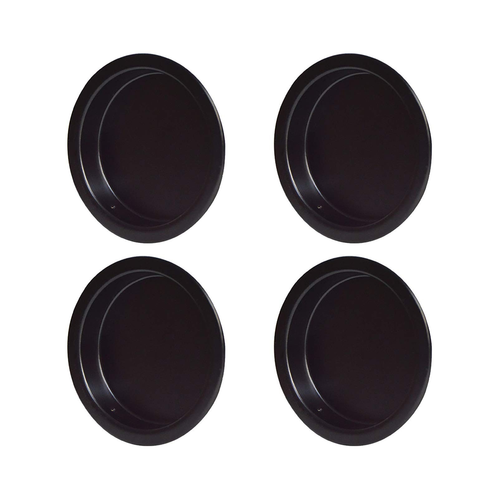 DonYoung 4PCS Black Closet Door Finger Pull 1-3/4″, Cupboard Pull Out, Easy S…