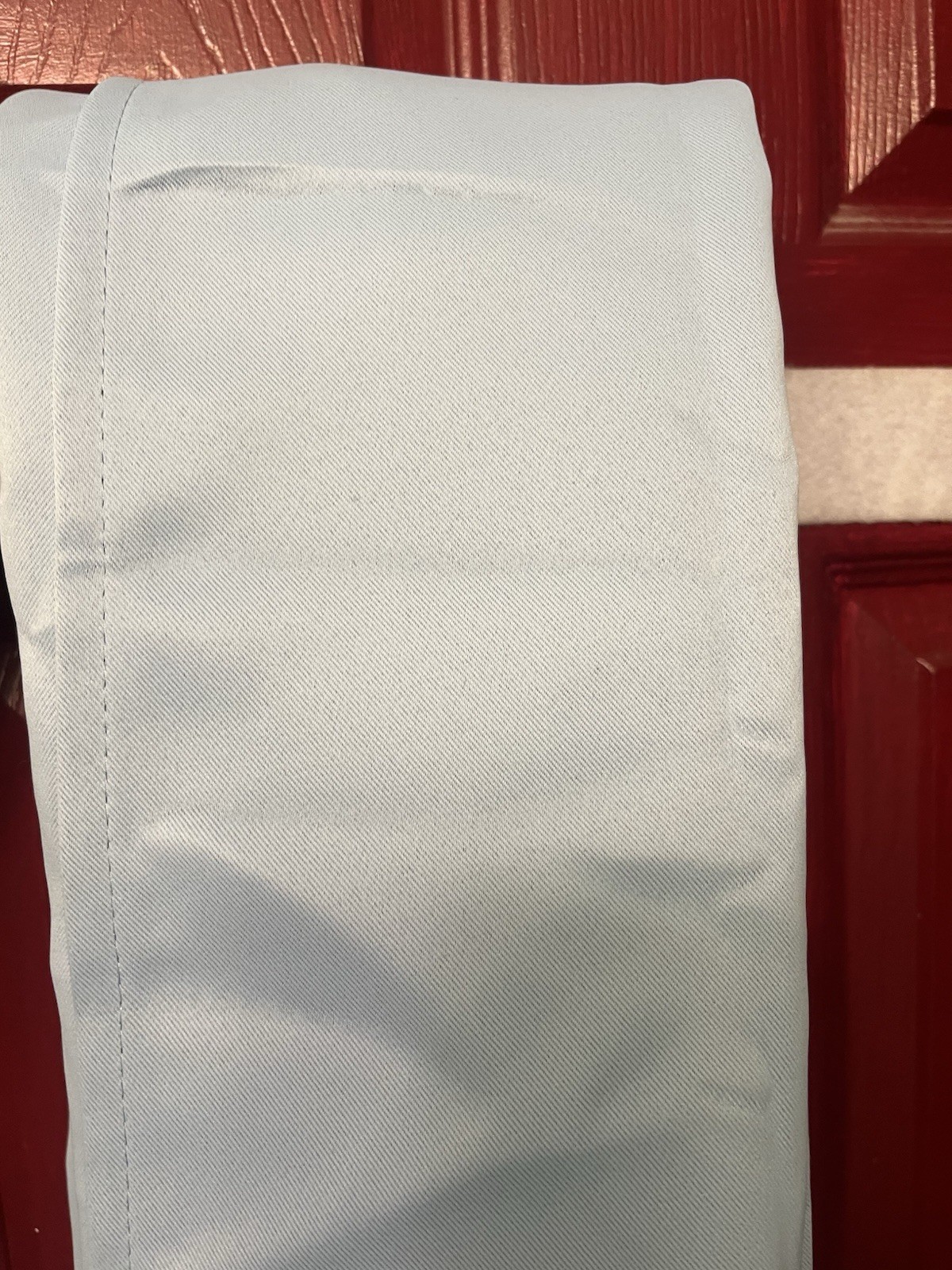 Light Blue Drapes Muilee 38” x 54” Each Panel Shiny Opaque