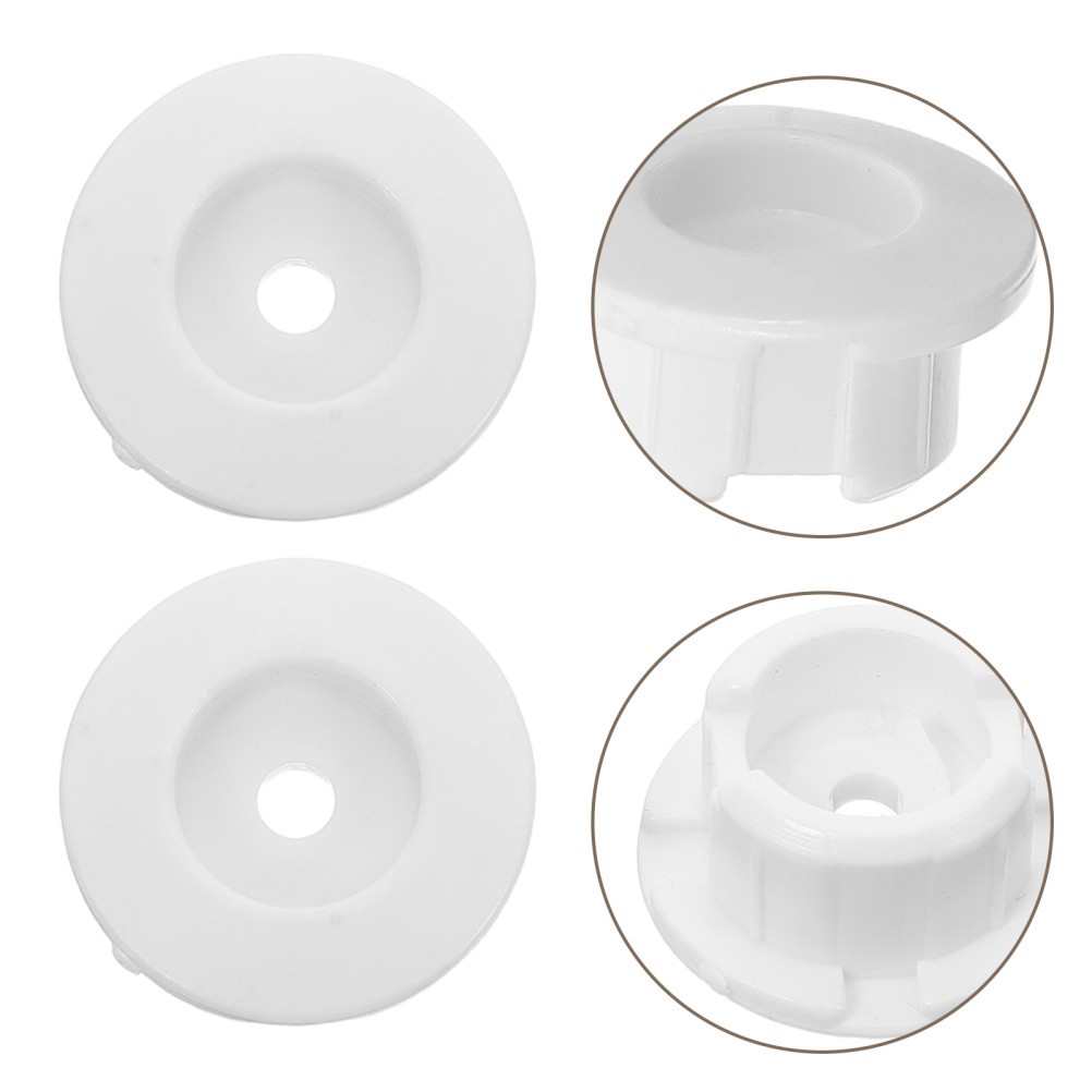 60 Pcs Venetian Curtain Lower Rod Buckle Blind Hardware Cord Hole Cover