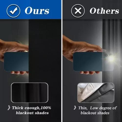100% Blackout Window Cover Darkest Light Block Black Privacy Film Anti Look Hous