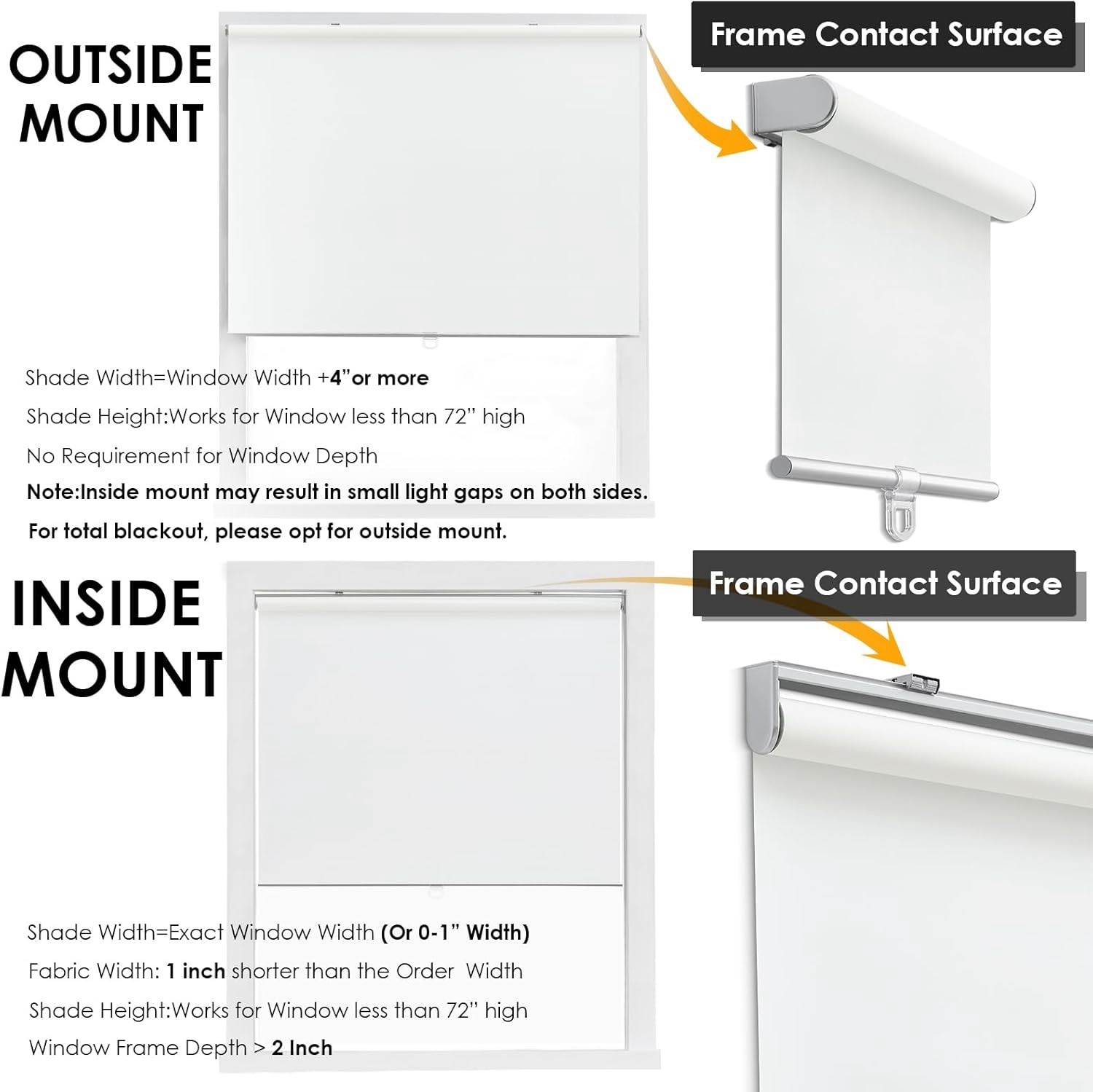 Tovalor Cordless Roller Shades