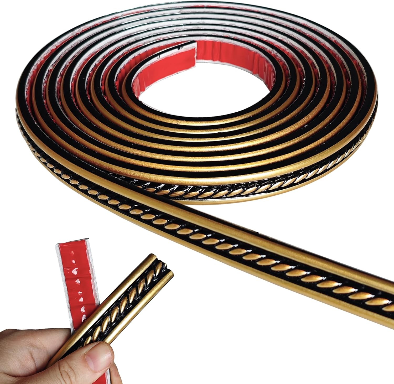 Peel and Stick Molding Trim Self Adhesive Flexible Wall Trim Crown Molding 3D St
