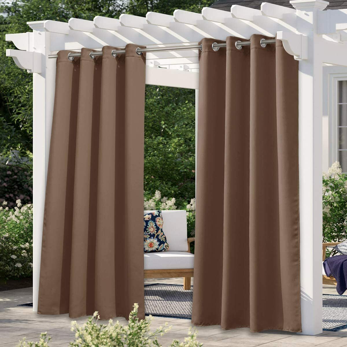 Waterproof Outdoor Curtains for Patio – Thermal Insulated, Sun Blocking Drapes