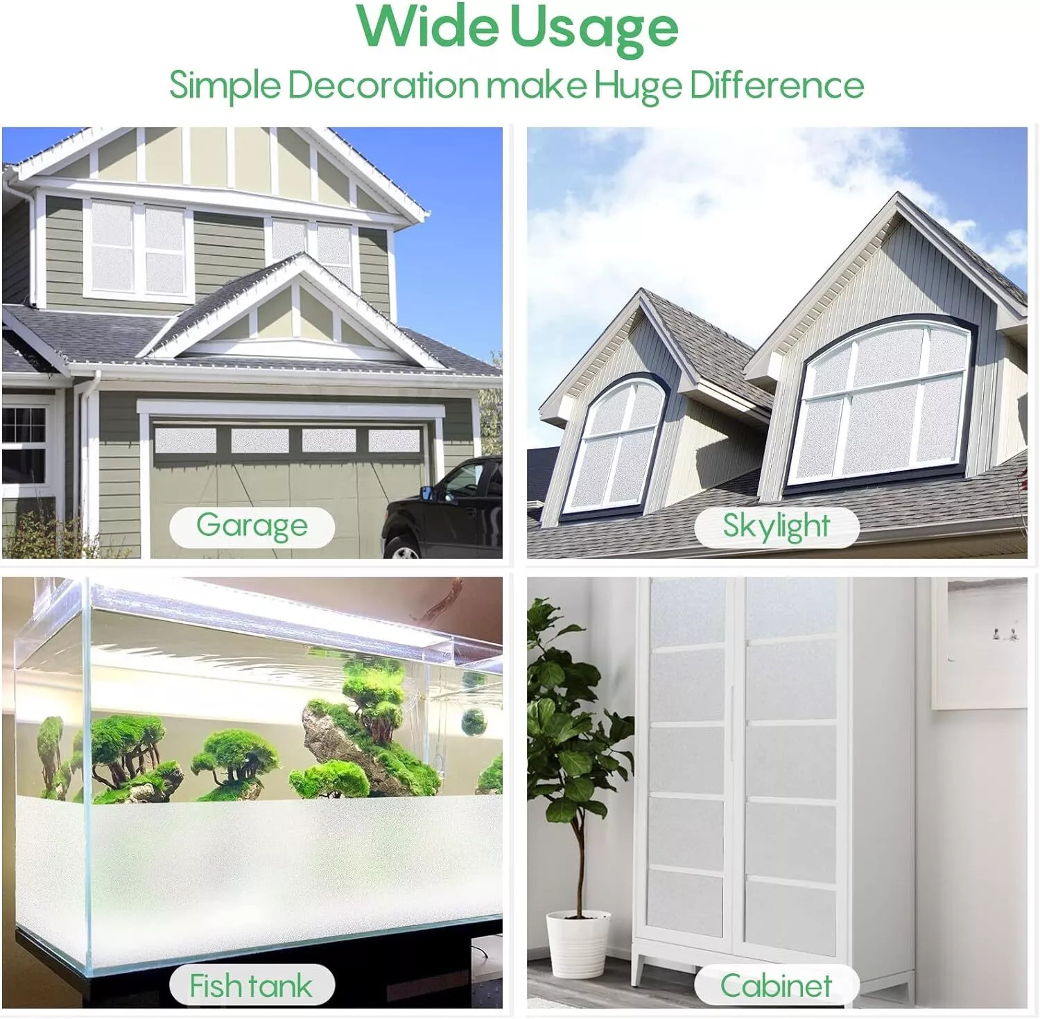 One Way Mirror Window Film Heat UV Reflective Privacy Tint for Home Office USA