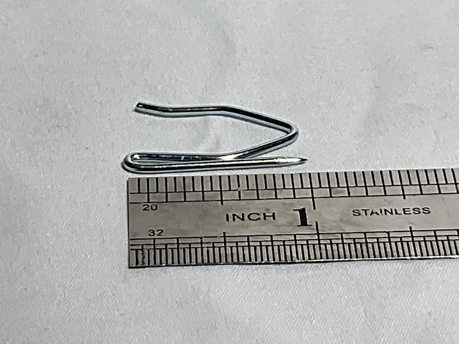 Metal Curtain Hooks, 1000 Pcs Drapery Pins Stainless Steel Pin-On Hooks 1” Inch