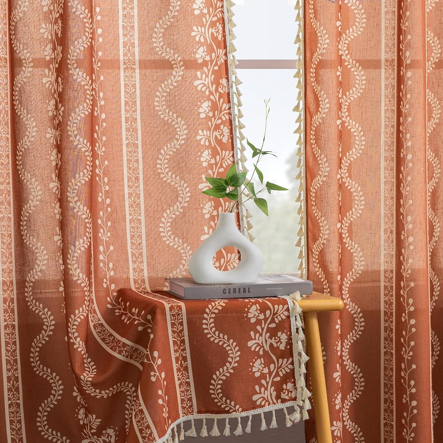 Chic Floral Boho Curtains for a Stylish Home Makeover