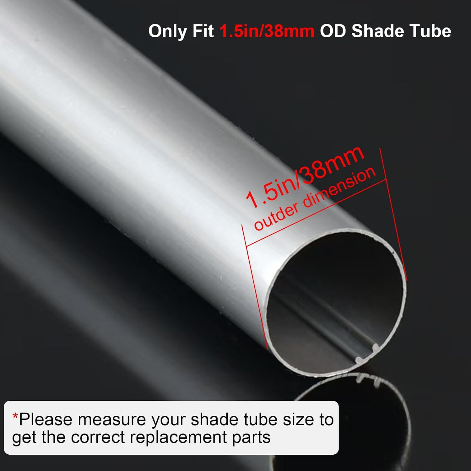 Roller Shade Clutch for 1 1/2″ (38Mm) Tube with Stainless Steel 4.5Mm Bead Chain