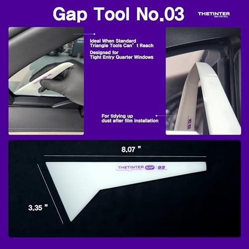 6-in-1 Window Tint Gap Tool Kit – Professional Narrow Gap Tint Finishing &