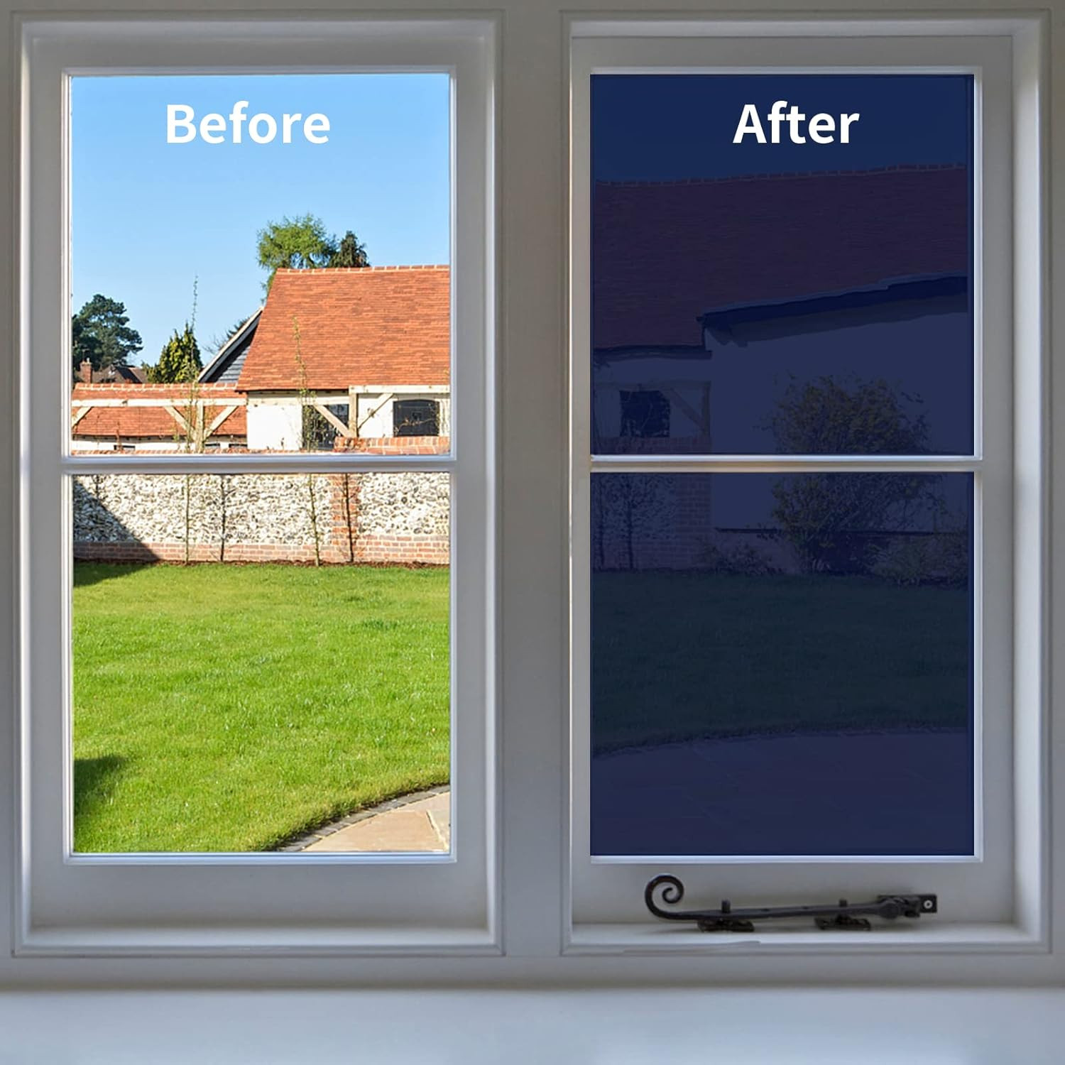 One Way Window Film Daytime Privacy Mirror Effect Reflective Window Tint for Hom