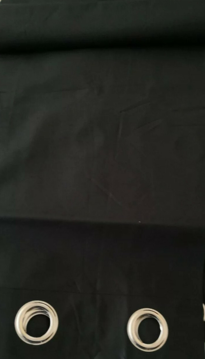 Home Blackout Thermal Eyelet Curtains – Jet Black Need a nice dark room to sleep