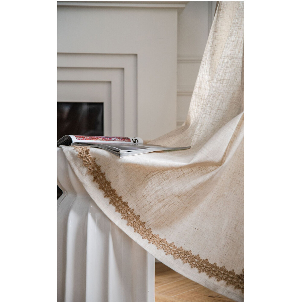 Plain Curtain for Living Room Bedroom Window Panel Treatment Drape