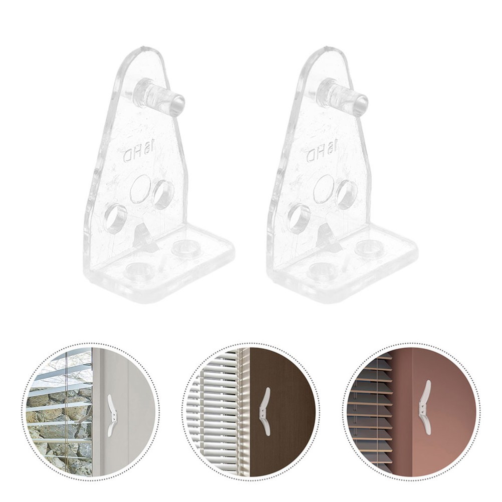 16pcs Hold Down Brackets: Door Blinds Bottom Bracket – Bottom Rail Hold Clips