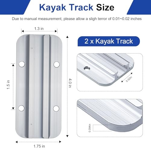 Kayak Track Kayak Rail Accessories Mount 4 In