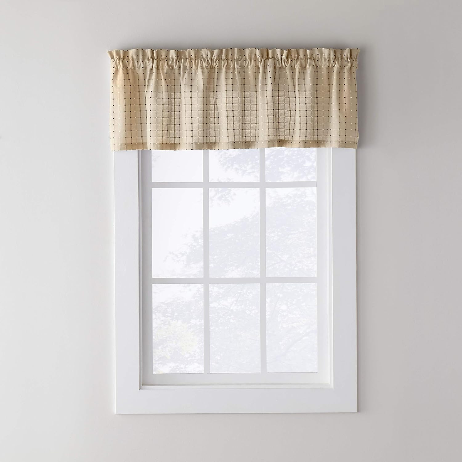 Hopscotch 58 in X 13 in Neutral Valance