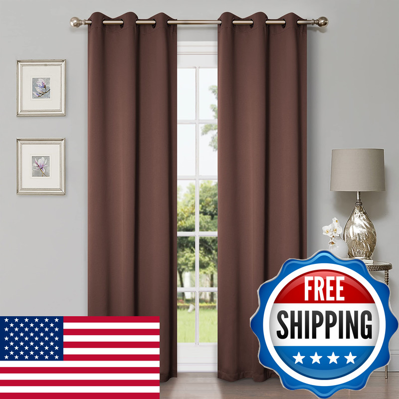 Superior Blackout Curtains Room Darkening Bedroom Drapes Kitchen Living Room