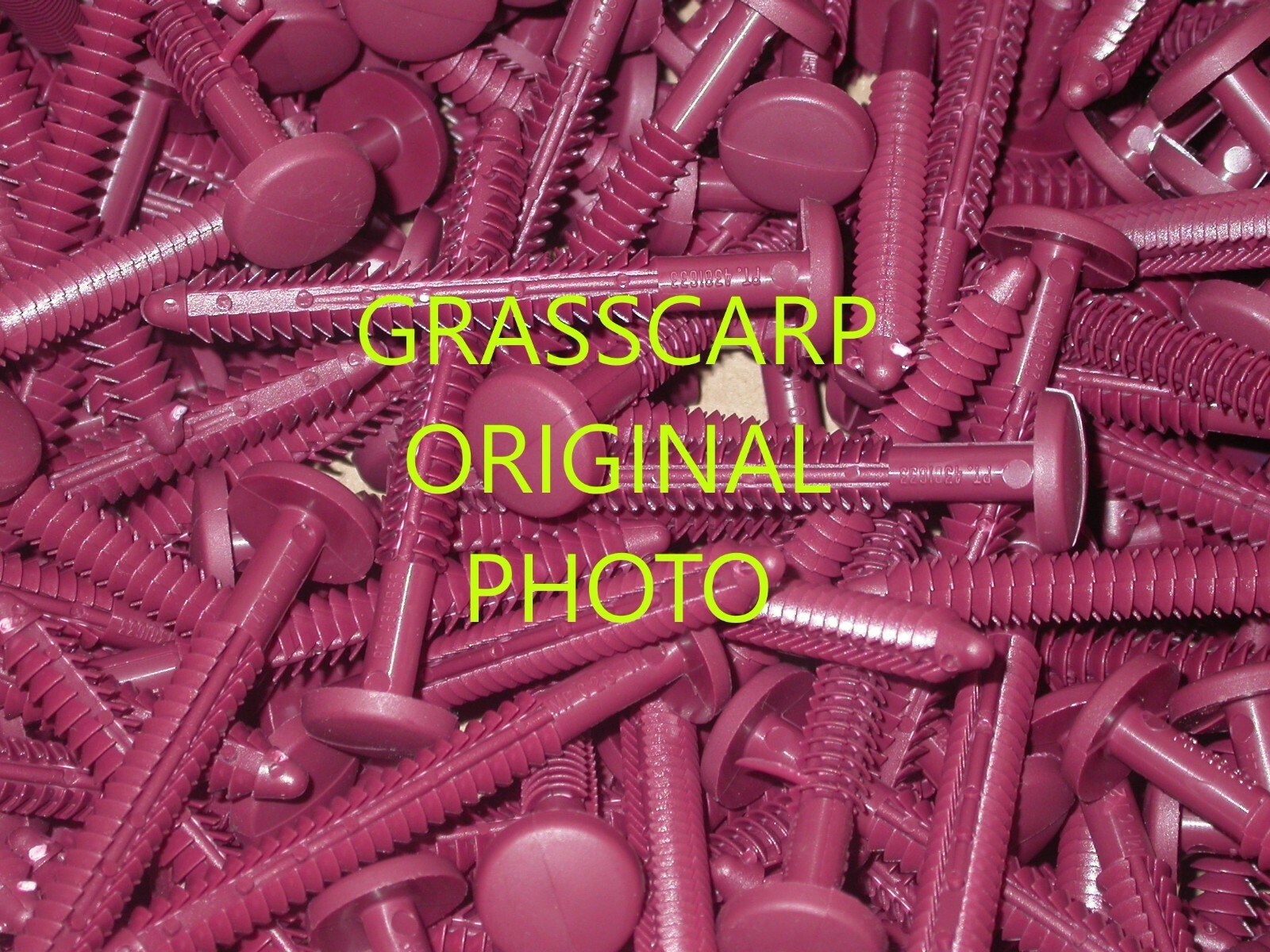 (6-150 pcs) 3″ Wineberry/ Bulk/Vinyl Shutter-Lok Fasteners/Spike/Nail/Peg/