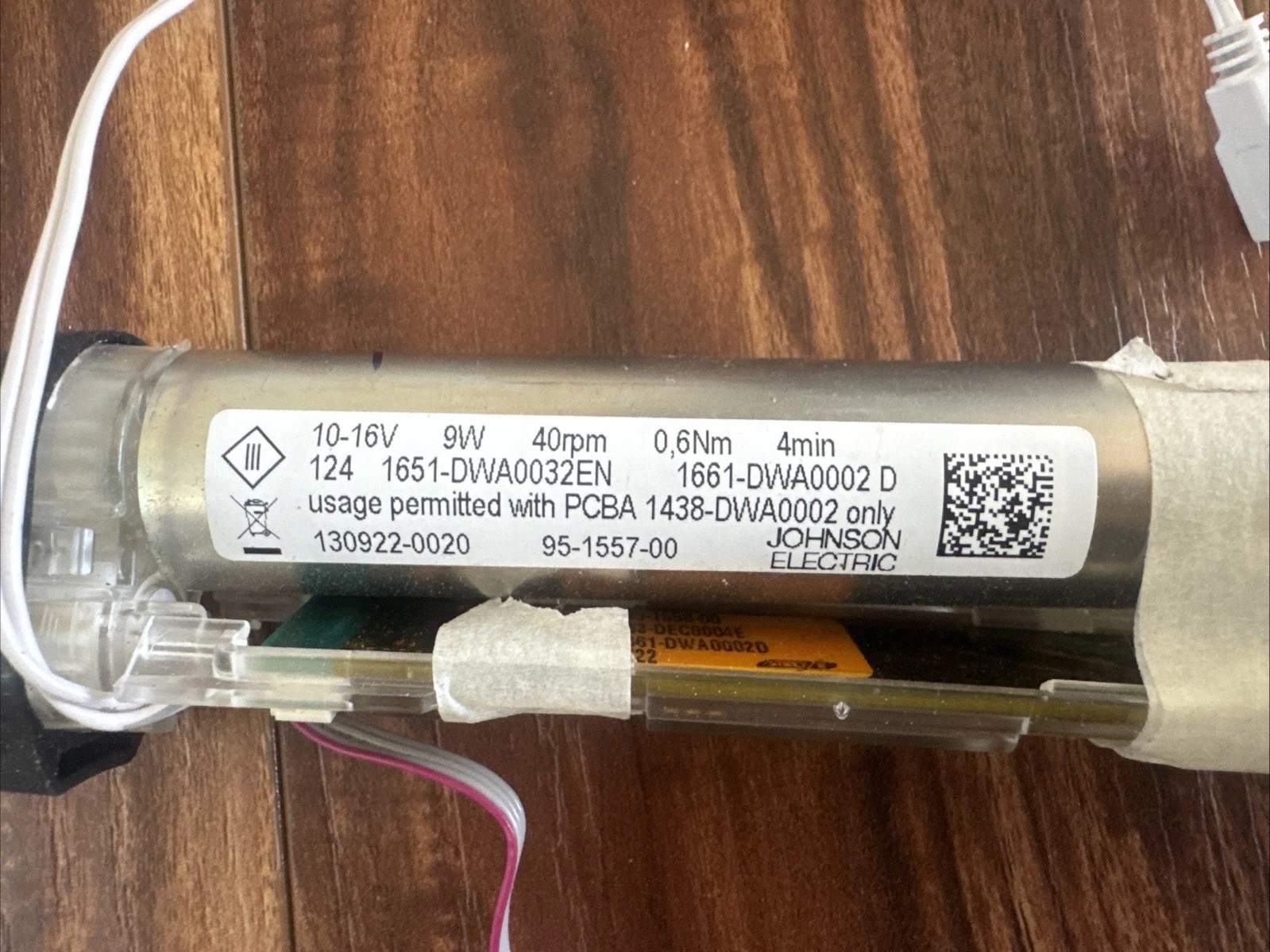 Johnson Electric Replacement Motor for Motorized Shades (Graber / Bali)