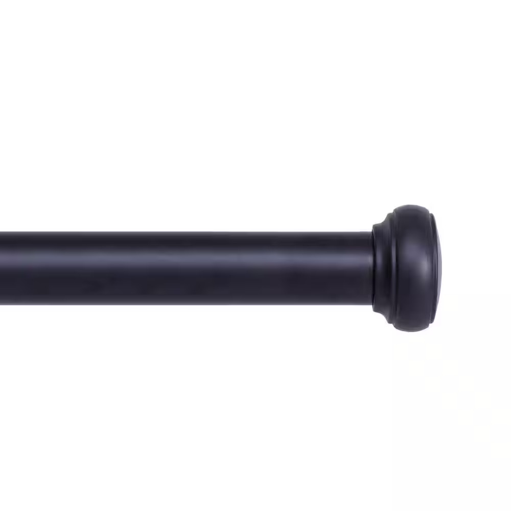 Weaver 72 In. – 144 In. Adjustable Single Indoor/Outdoor Curtain Rod 1 In. Diame