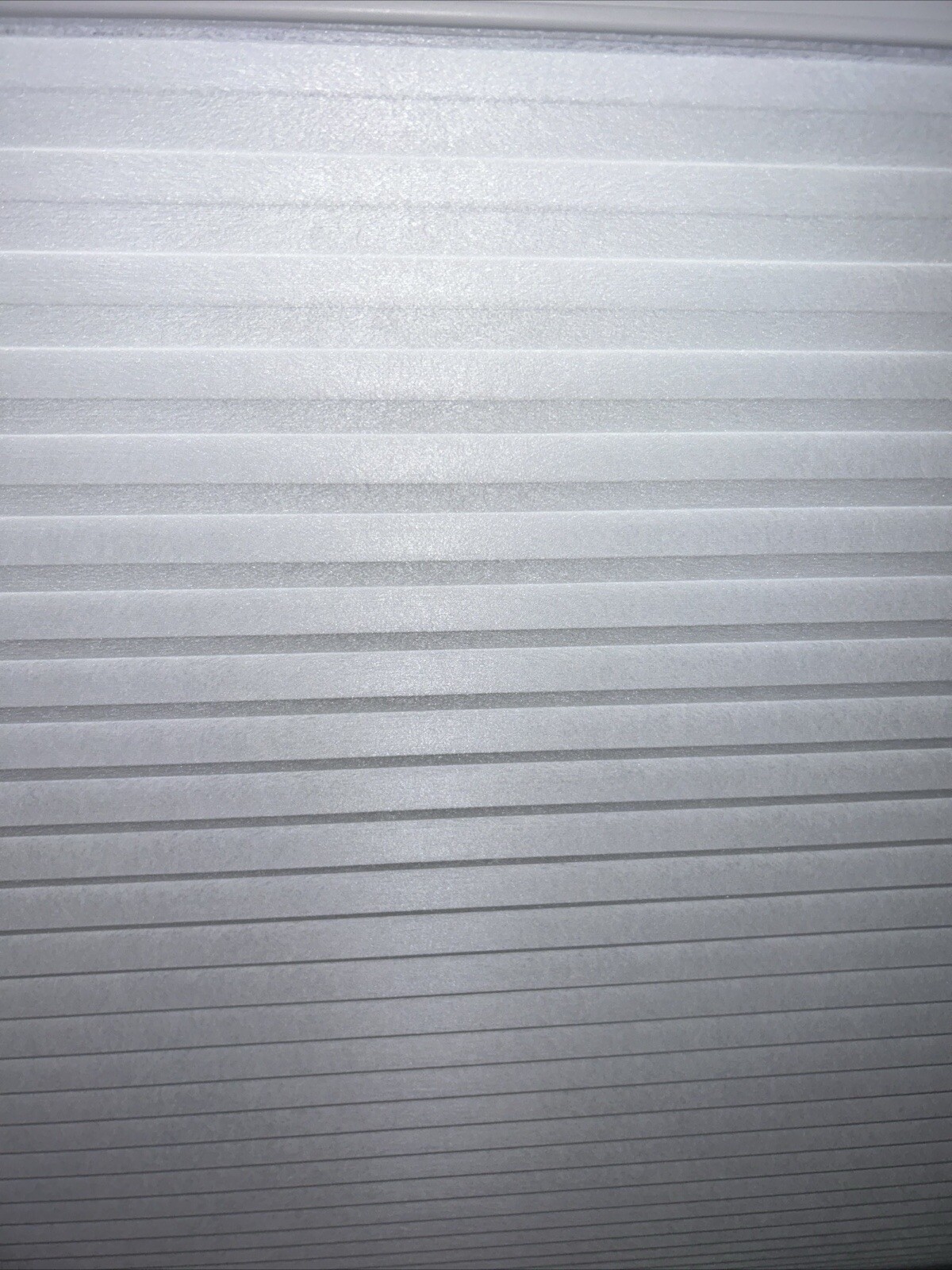 2) Cordless Light Filtering Cellular Shades 30.375” x 48” Snow Drift *2-Pack*