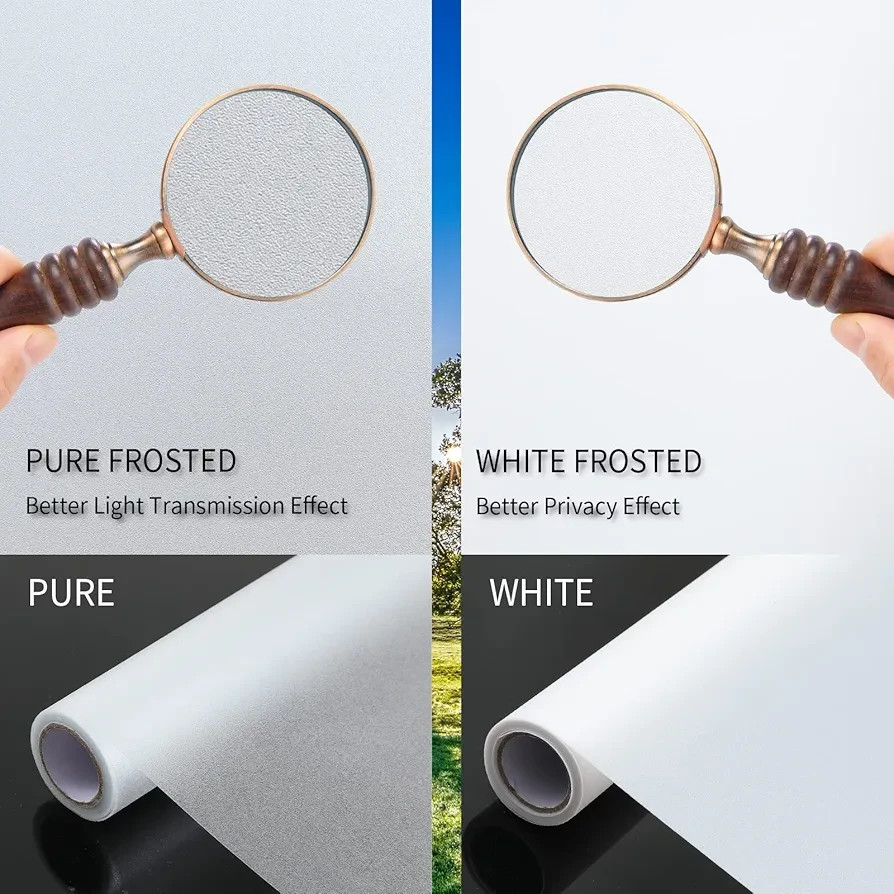 xiawei 45″ frosted window fim (6 pack)