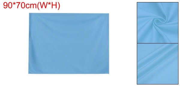Cabinet Curtains Dust Proof Kitchen Privacy Curtain (35.4″x27.6″ Blue)