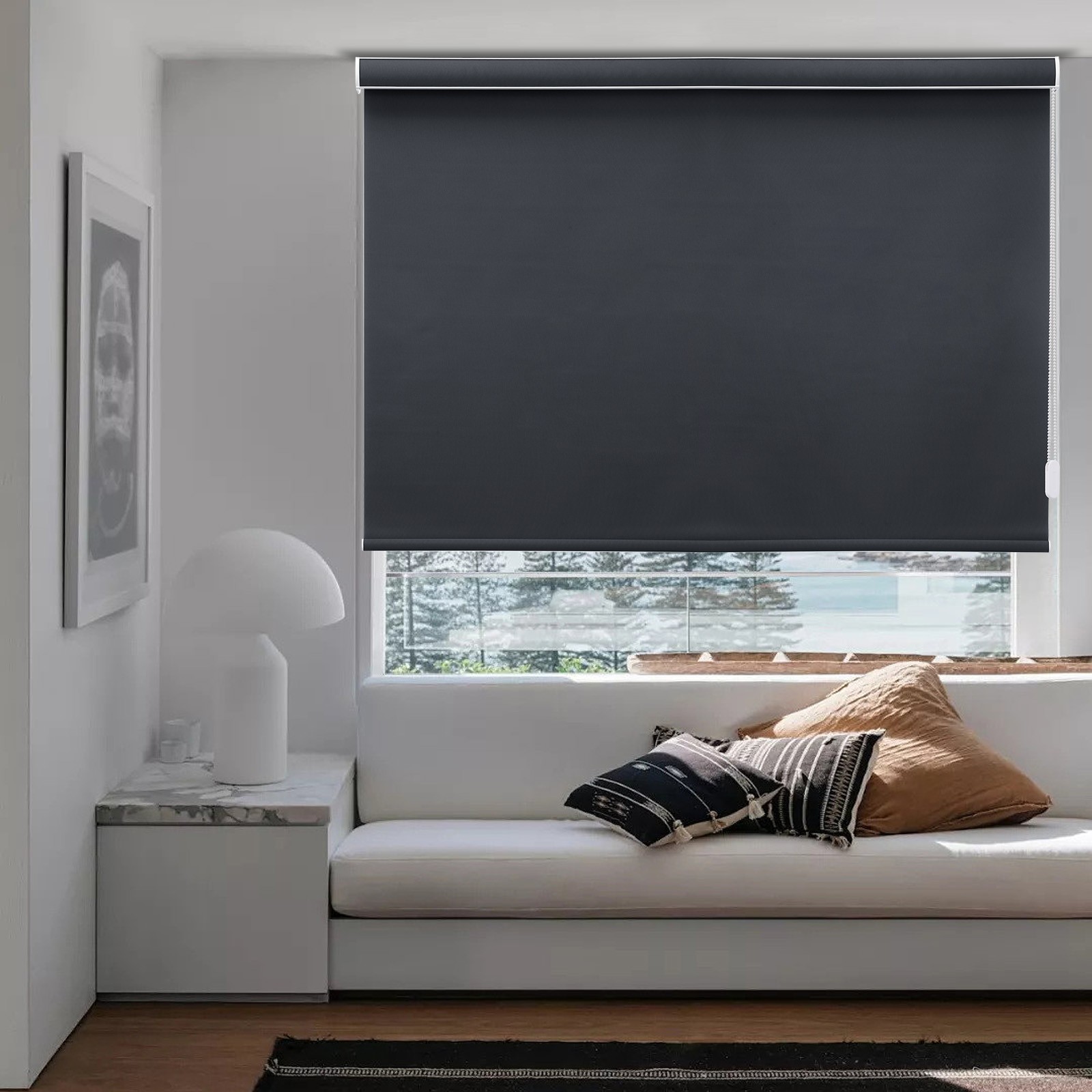 Changshade CUSTOM CUT Blackout Window Blinds Roller Shades Corded Blind