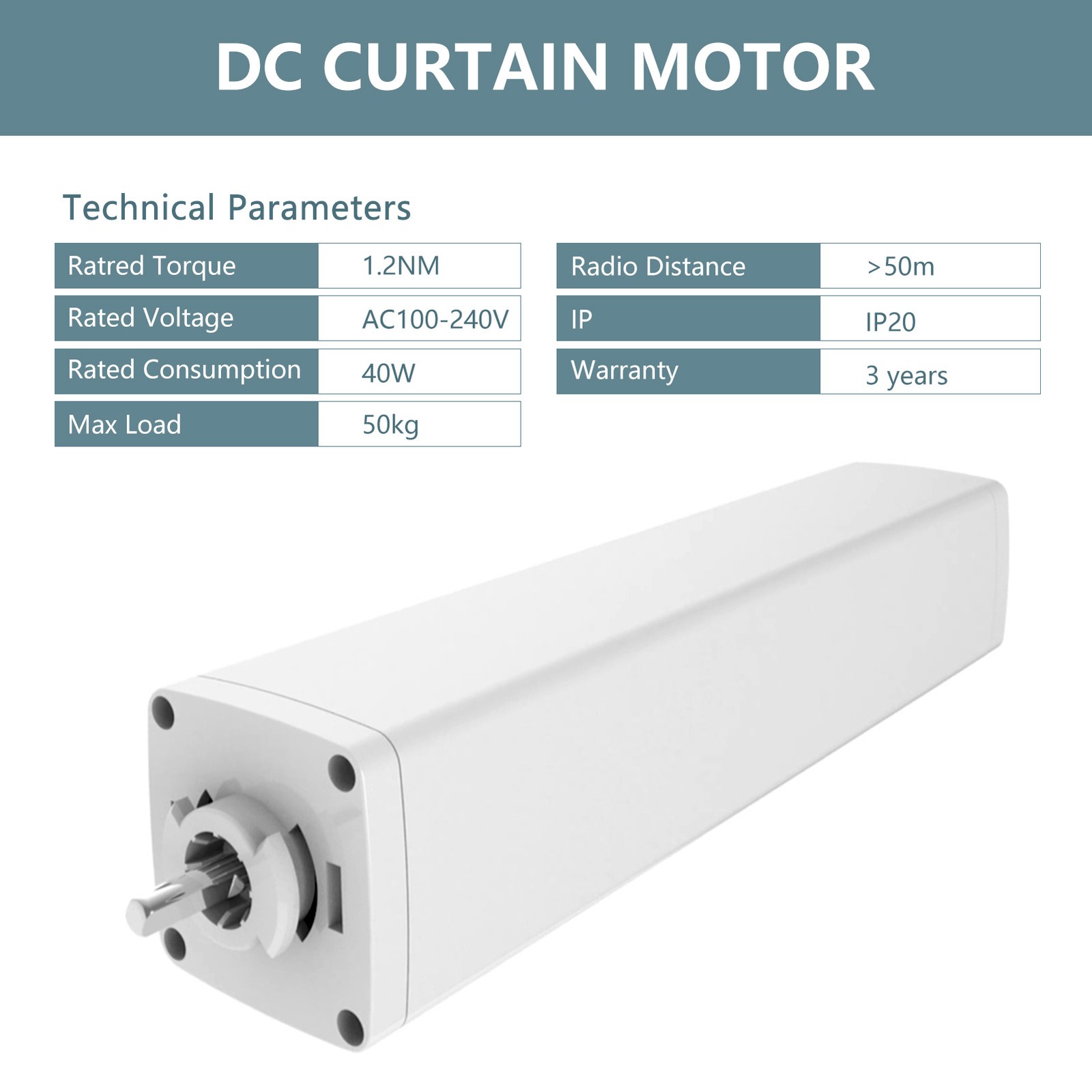 3.2m Motorized Curtain Track Rail Automatic Wifi Remote Control Advanced 10.5ft