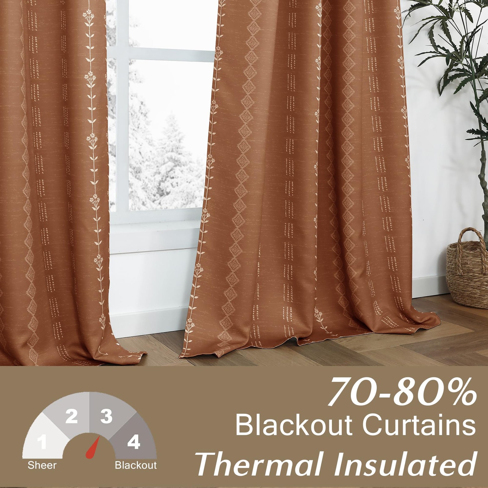Short Curtains for Windows Bedroom Blackout Boho Bathroom Window Kitchen Curt…